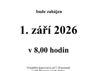 Školní rok 2026/2027